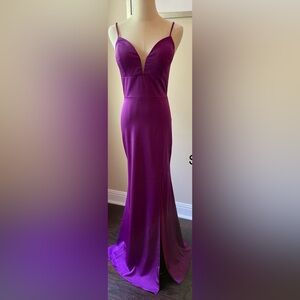 130 Chic purple Maxi Dress